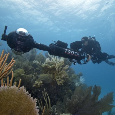 SVII camera system surveying coral reefs.